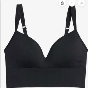 Athleta Black Seamless Bra
